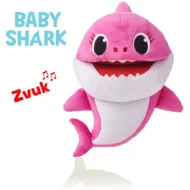 Veľký plyšový Baby Shark so zvukom na batérie - 28cm