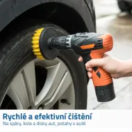 Sada čistiacich kefiek na vrtačku - 3 ks