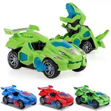 Auto Transformers Dino car - za jazdy sa mení, svieti a vydáva zvuky