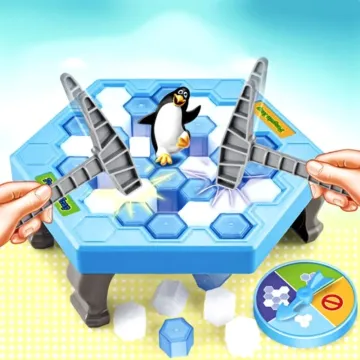 Zábavná společenská hra Tučňák na ledě - Big Penguin Trap